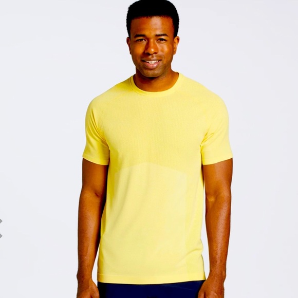 VRST Workout Active Shirt Yellow - Picture 1 of 9
